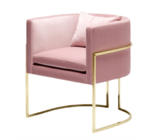 Study Gold Chair